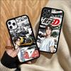 Road Racing Anime I-Initial D For IPhone 17 16 15 14 13 12 11 Pro Max Plus Mini PC+TPU Back Phone Cover