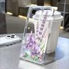 Purple Iris and Lavender Transparent Soft TPU Phone Case for Xiaomi Redmi Note 15 14 13 12 11 10 9 Pro Plus 4G 5G Soft Cover