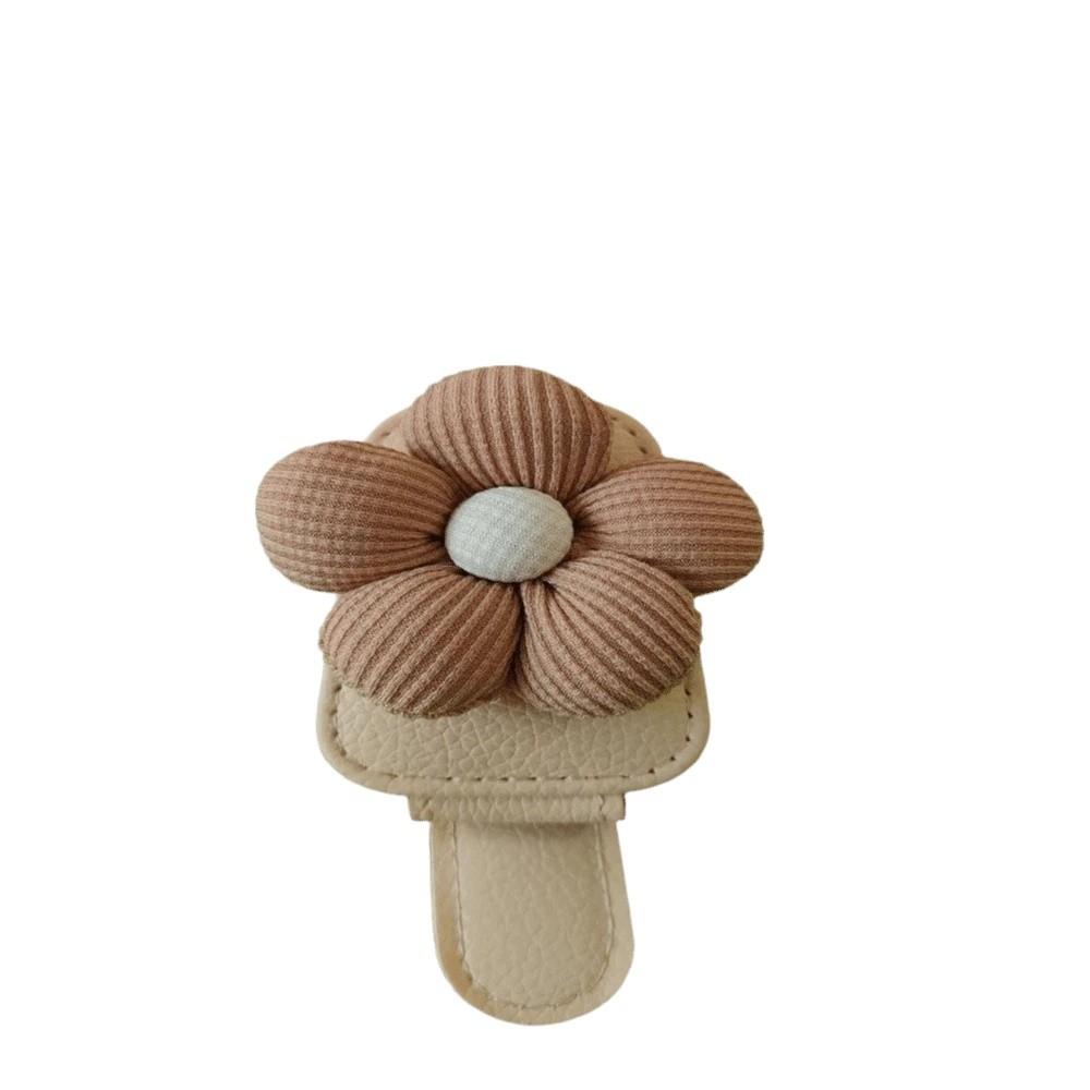 Flower Design Magnetic Flower Glasses Holder Multi-Functional Bill Clip Sunglasses Clip коричневый