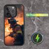 Fireman Firefighter Phone Case For iPhone 16,15,14,13,12,11,Pro,Max,Plus,Mini,SE Magsafe Magnetic Wireless Charging