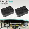 2Pcs Car Jack Rubber Pad Lift Blocks Floor Elevator Cars Parts Jacks Lifting Tools Shock-Absorbing Auto Camper Lift Support Pads