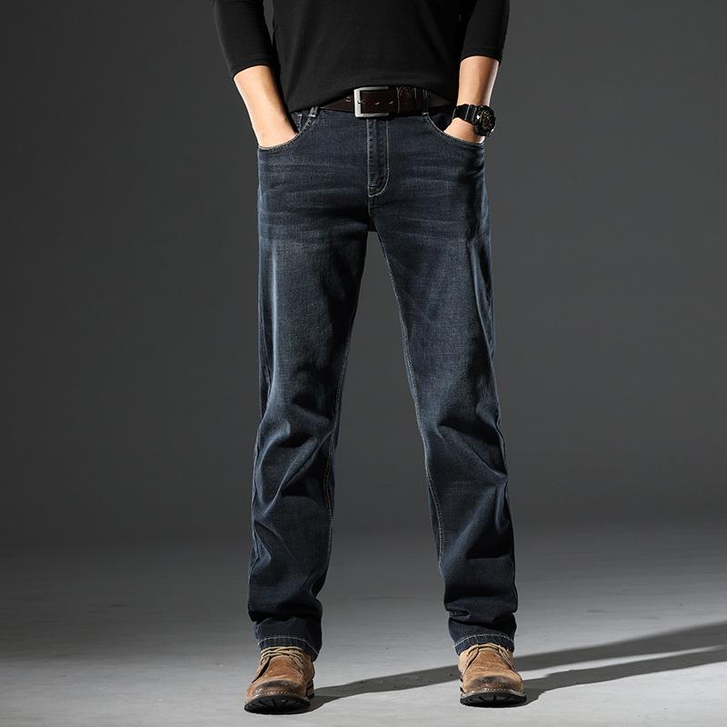 Men's Stretch Straight Jeans - Spring & Autumn Collection 9131