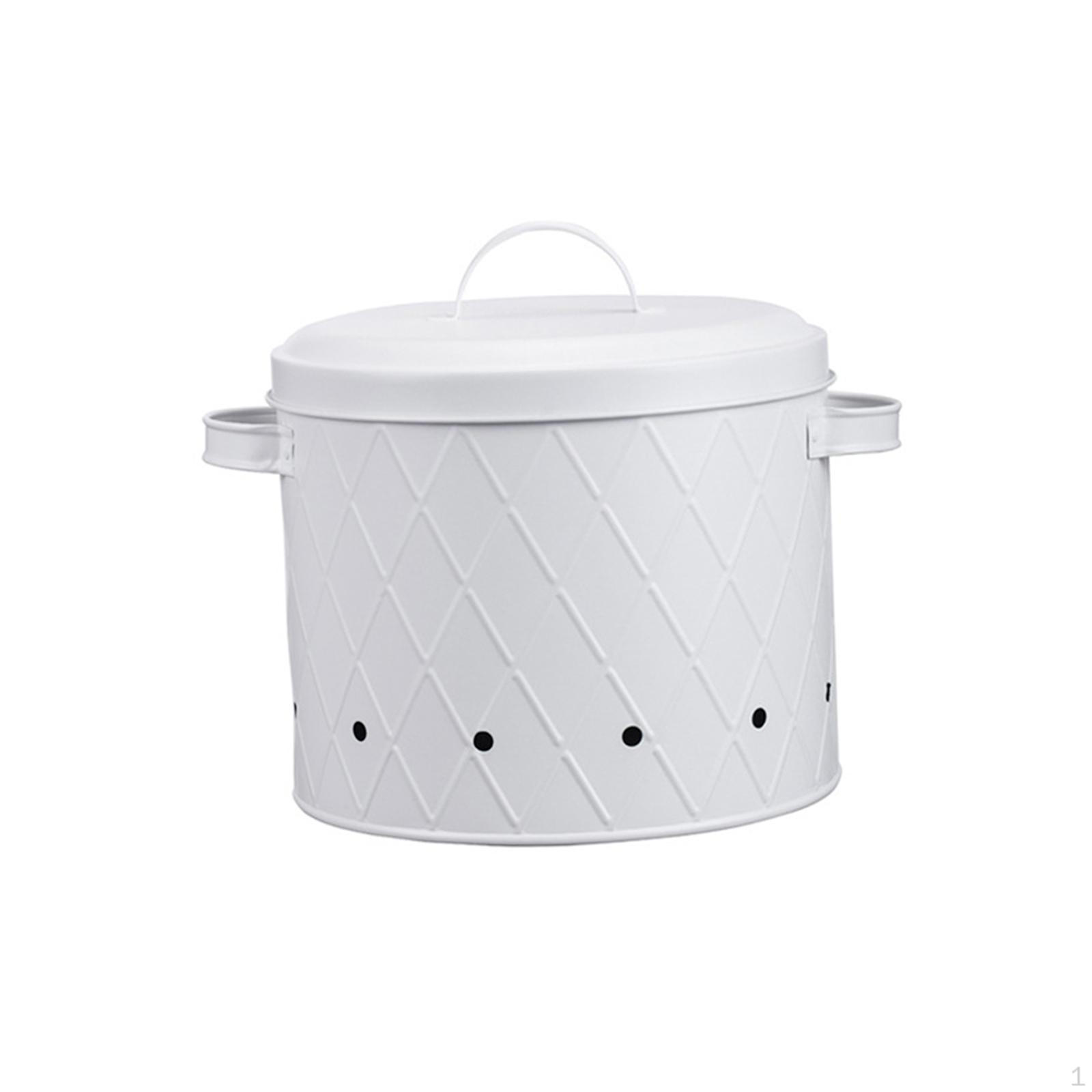 

Контейнер для зберігання овочів з кришкою White Style A