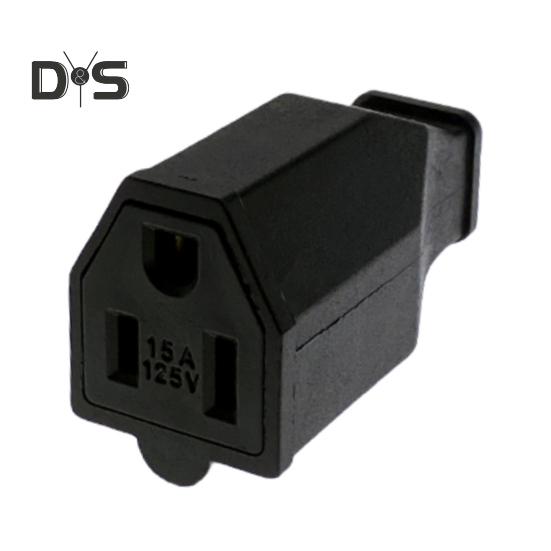 

1/2 шт. Мужские и женские электрические сменные вилки с огнестойкой защитой от перегрузки 15A/125V сменные электрические вилки Female