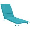 Sun Lounger Cushion GEMERT 100percent Polyester Turquoise