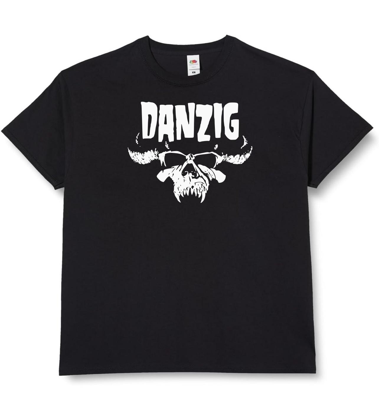 Danzig Heavy Metal Rock Band Retro Tee Heavy Cotton Unisex T-SHIRT S-2XL S