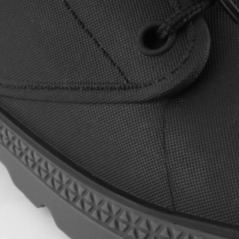 Fashion Winter Warm Rain Boots Men Fashion Lace-Up Motorcycle Outdoors Rain Boots Camping Fishing Shorts Shoes Waterproof Rain Women