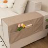 Ins Sofa Handrail Cover Cloth Modern Style Imitation Linen Dust Towel Cover Pad Universal For Summer Non -Slip Towel Cover Cloth
