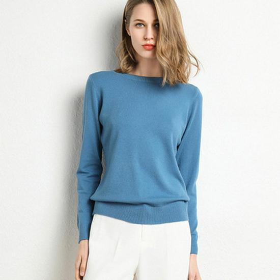 Autumn/Winter Women's Slim Fit High Neck Turtleneck Sweater Knitwear