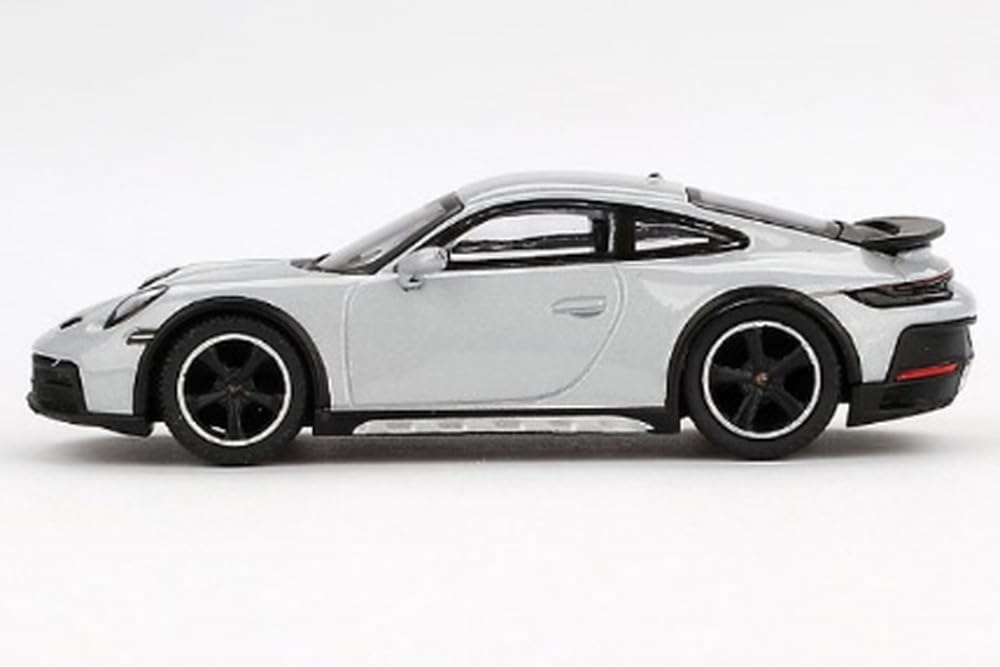 MINI GT Scale Porsche 911 Dakar Ice Gray Metallic Finished Model 1/64 (Left-Hand Drive) MGT00891-BL