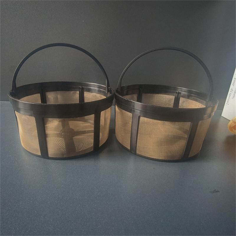 Coffee Filter 12 Cup with Stainless Steel Mesh Replacement Basket Espresso Filter Screen Kitchen Accessory