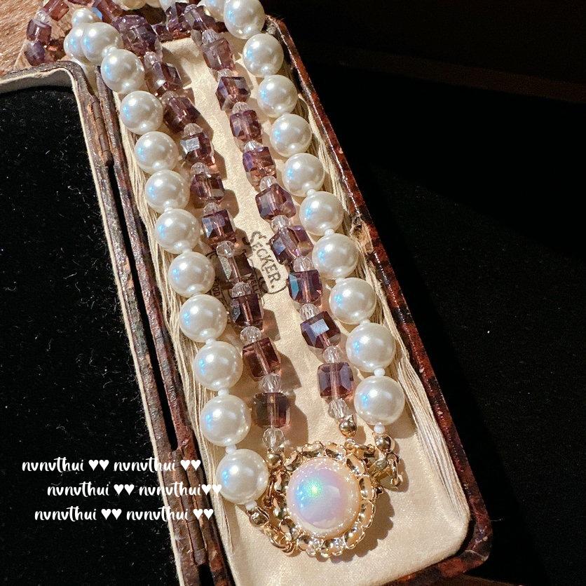 Королева Русалок, Жемчужное Ожерелье Ледниковый Автобус, Таити, Неправильный Барокко, Ожерелье с Жемчугом Грушевидной Формы