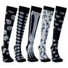 5 Pairs Of Halloween Pattern Compression Socks Halloween Compression Socks Manufacturing