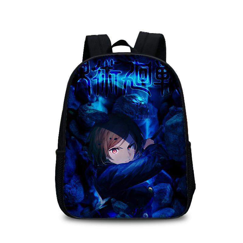 Jujutsu Kaisen Backpack With Polyester Material And Spacious Design For Students And Daily Use