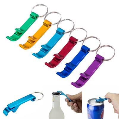 Portable 4 In 1 Bottle Opener Key Ring Chain Keyring Keychain Metal Beer Bar Tool For Home