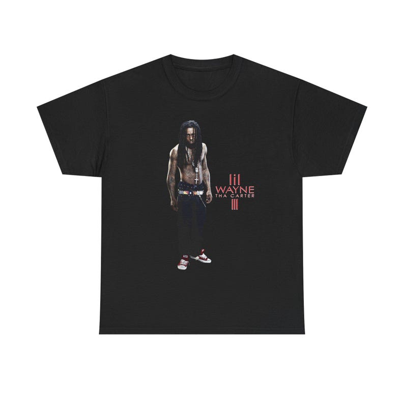Summer Fashion Trendy Tee Unisex Women Vintage Top Lil Wayne T Shirt Vintage Inspired 90s Rap Tshirt Rap Tees Hip Hop Streetwear S
