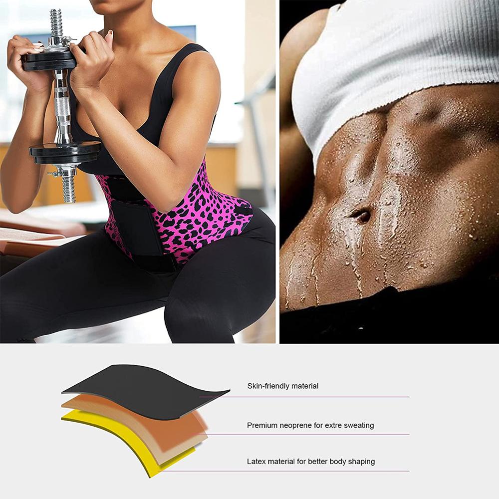 Professional Female Waist Trainer Corset Tummy Control Workout Sweat Band Slimmer Belly Belt Male Weight Loss Gym Fitness A Practical Use