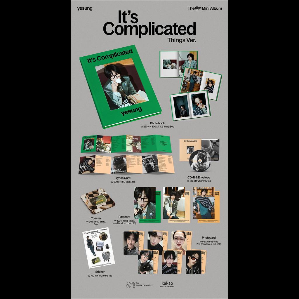 Yesung (Super Junior) - It's Complicated Things ver. – acheter aux