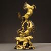 Chinese Style Brass Zodiac Horse Double Horse Ornaments Crafts Home Living Room Decoration Office Desktop Decoration