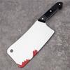 2025 Trend Bloody Cleaver, Fake Knifes Realistic Kitchen Cleaver Prop For Halloween Prank Stage Props