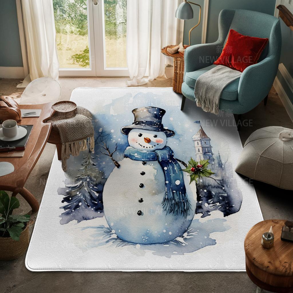 Koberec ke vchodu do domu Rohožka ke dveřím do domu Obývací pokoj Vana Koupelna Protiskluzové koberce s absorpcí vody vana Veselé Vánoce zima