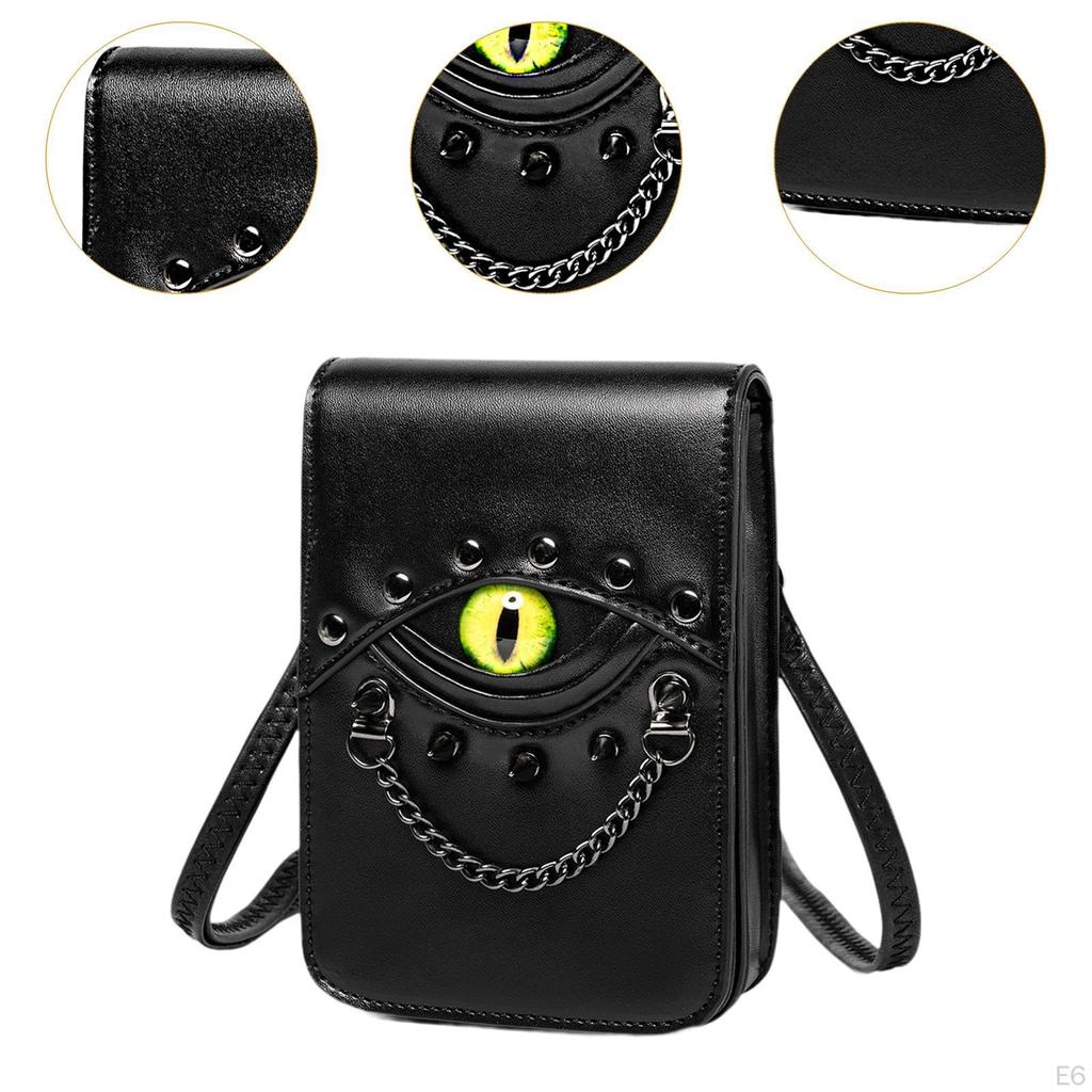 Phone Purse for Women Men Lightweight Bag Rivets