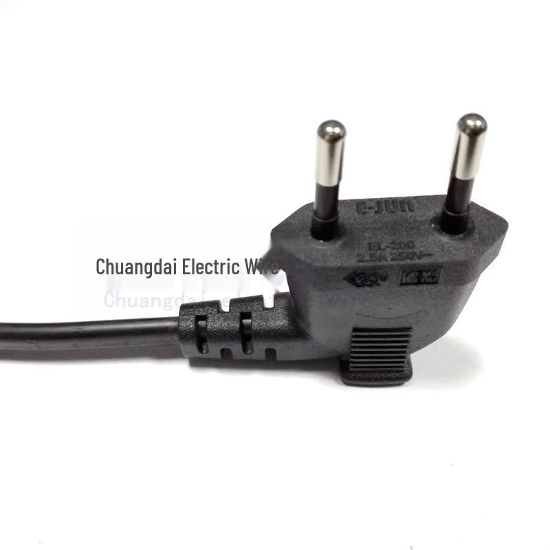 EU 2-Pin 250V/2.5A 0.75mm² Figure-Eight Power Cord