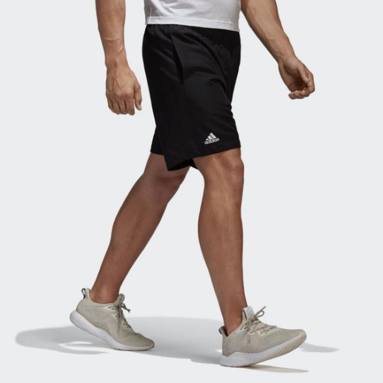 Adidas Sports Series Comfortable Versatile Woven Sports Shorts Men Shorts Black BS5039