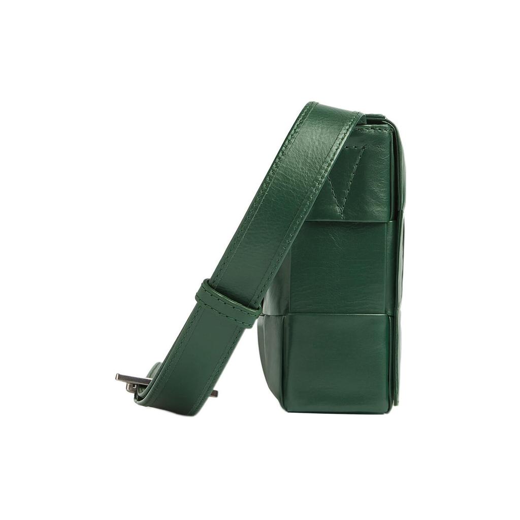 Bottega Veneta CASSETTE Cow Leather Shoulder Bag, Crossbody Bag Medium Men's Rain Tree Green 667298VCQ713061