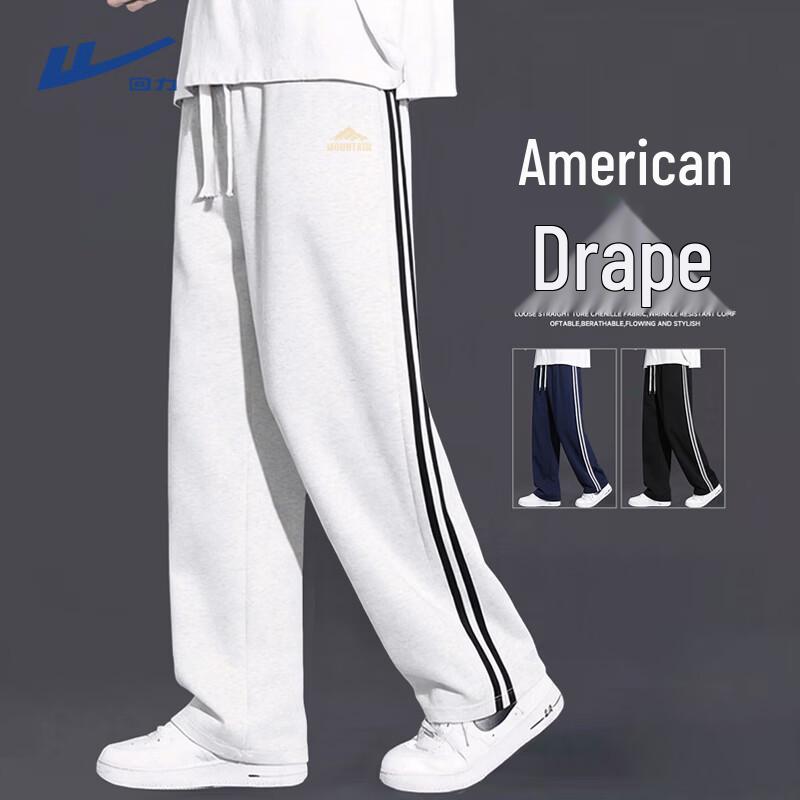 Warrior Men s American Style Loose Straight-Leg Sweatpants M