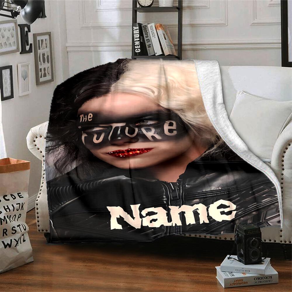 Custom Name Starlit Fashion Journey blanket for Couch & Bed, Plush Cozy Fuzzy Blanket Super Soft & Warm Blankets for Fall and Winter. 0908149