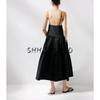 Summer New Product Women's Clothes Seaside Vacation Style Patchwork Hem V-neck Strap Midi Skirt Length Dress 4772215