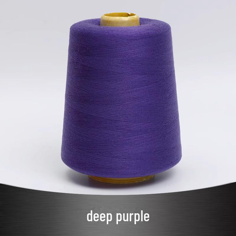 Balti 402 poliesteriniai siuvimo siūlai - 8000 jardų plokščiasiūlėms ir overlokams