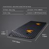 SucceBuy Multi Size Driveway Curb Ramps Portable Non-Slip Lightweight Rubber Threshold Car Ramp for Wheelchair Scooter