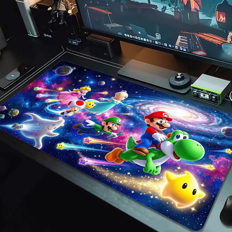 Super Brothers Color Mouse Pad Large Gaming Table Cushion Non-slip Laptop Tablet Big Mousepad XXL Mat Mini PC Playmat With Lock edge