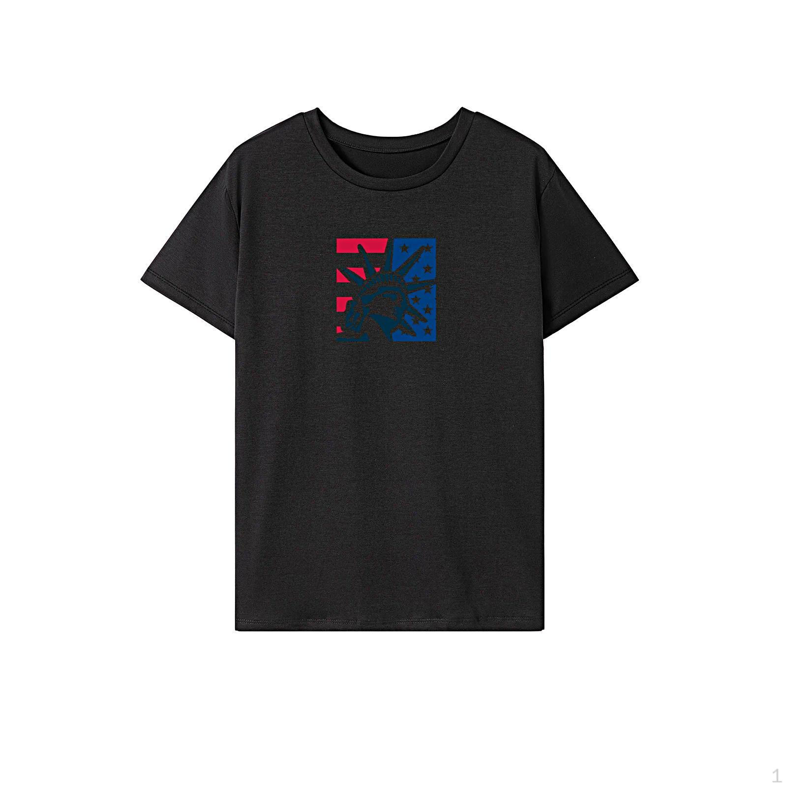 

Футболка для женщин, летняя мягкая футболка с круглым вырезом для путешествий, отдыха, работы, уличного кемпинга