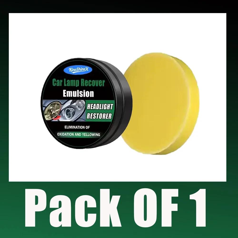 Q19 Car Headlight Repair and Polishing Kit, Headlight Scratch Remover, Repair Cleaning Paste, Oxidation Removal Polishing Paste