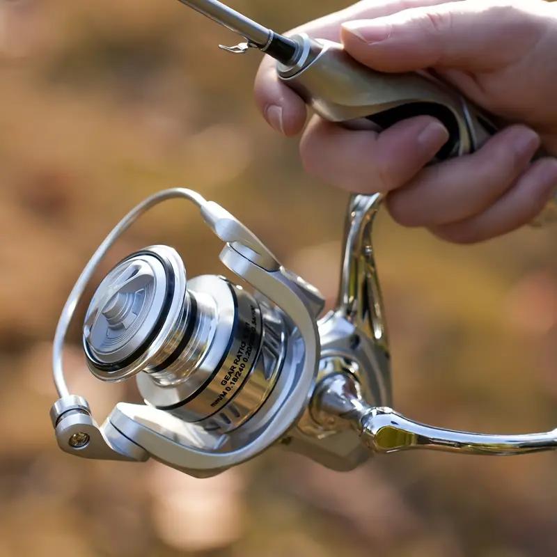 New 1000~7000 Series,5.2:1 Gear Ratio,35LB Max Drag,CNC Metal Spool,Spinning Fishing Reel,For Freshwater Saltwater