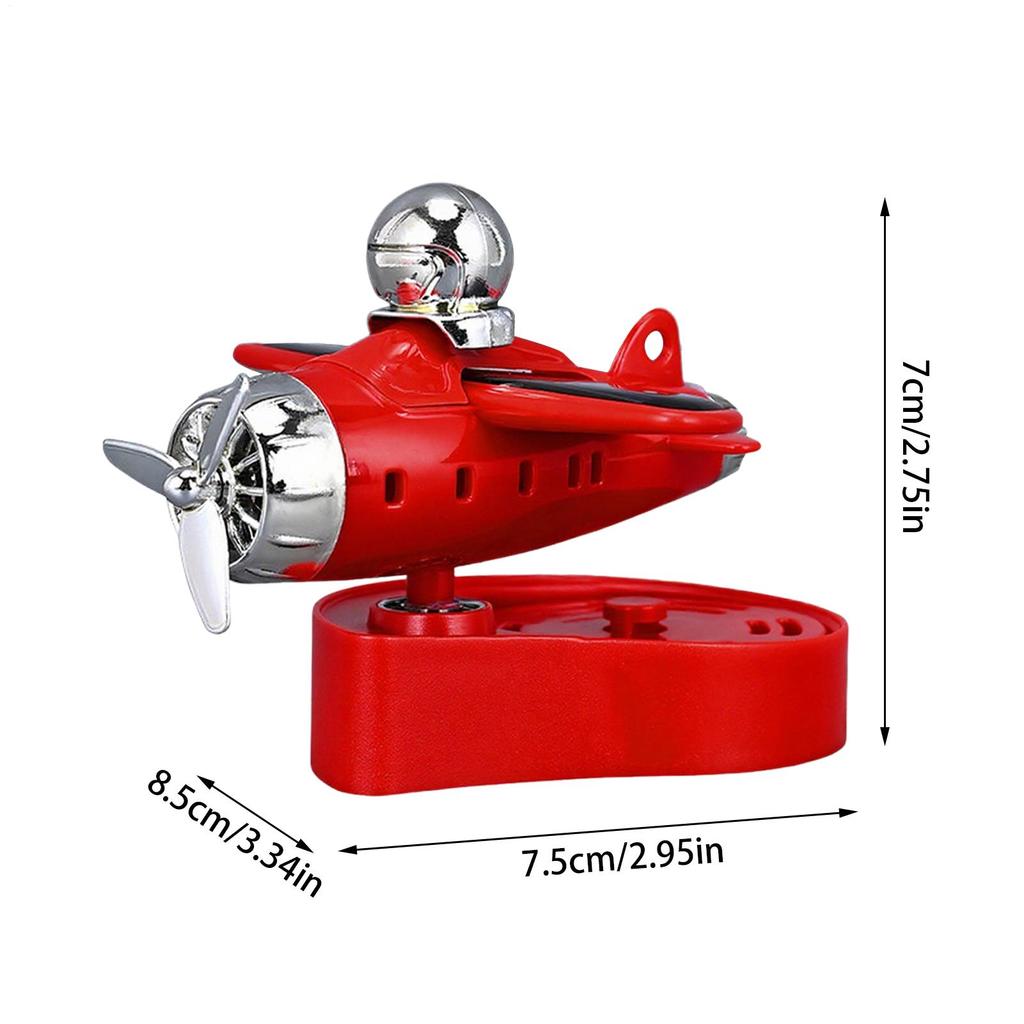 Car Air Freshener Solar Car Diffuser Plane Air Freshener Fragrance Diffuser Dashboard Decorations For Travel Auto Sedan Truck