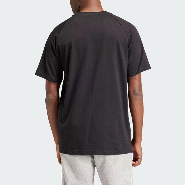 Adidas Camo Tongue Tee Black Men Streetwear IS0236