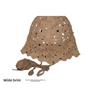 Japanese Hand-knitted Wool Hat, Sweet and Cute Hand Hook Hollow Knitted Bag Head Hat