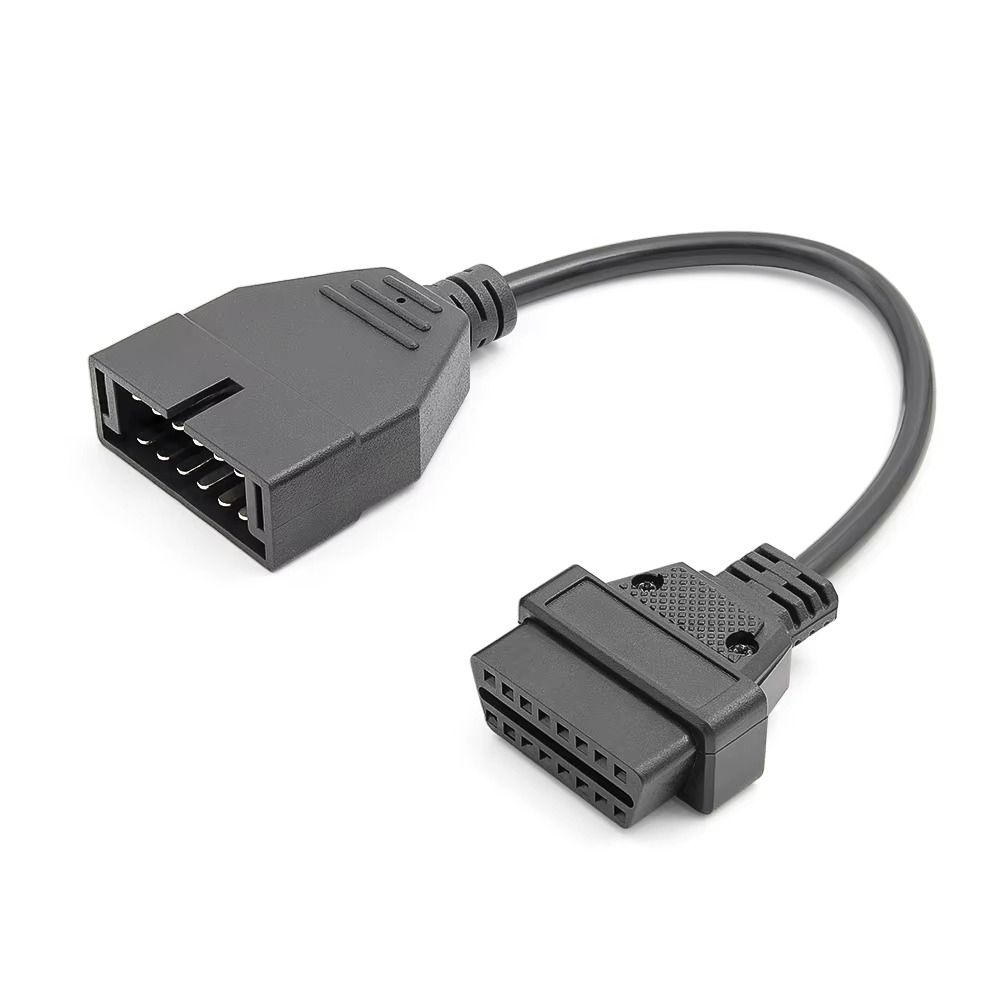 Plastic OBD to OBD2 Adapter Black Car Diagnostic Tool New 16Pin Connector  Car Repair