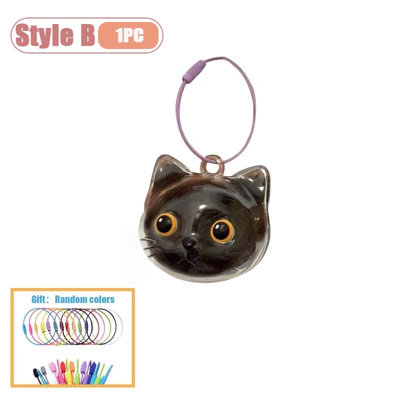 

1-10 шт. Подвеска-брелок в виде кошки Прозрачная коробка для хранения Сувенир для шерсти питомца Органайзер Креативный держатель для кошачьей шерсти Подвесное украшение