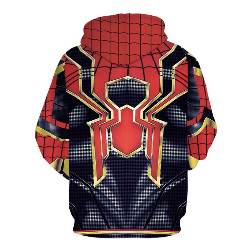 Marvel Spider-Man 3D Printed Hoodie Unisex Oversized Casual Sweatshirt Fall