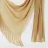 Tassels Dresses Shawls Gold Silver Pashmina Summer Beach Scarves  for Women