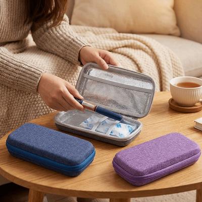 Shockproof Insulin Cooling Bag Dust-proof Medicine Storage Box Essential Oil Case  Travel Case
