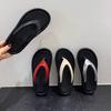 Fashion Women's Shoes Silver Ladies' Slippers Rubber Flip Flops Platform Shale Female Beach Luxury Slides Hawaiian Soft Summer Sabot