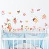Colourful Fairy Wall Stickers Girl Room Playroom Beautiful Fairy Wall Decals Bedrom Home Decor