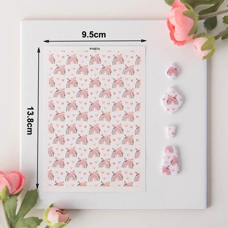 Estilo Boêmio Coração Arco-Íris Borboleta Argila Polímera Papel Especial para Transferência de Aquarela Ferramenta de Colorir Joias de Brinco de Cerâmica Macia