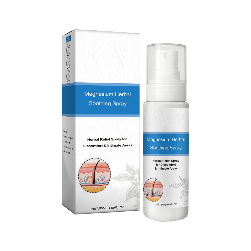 Magnesium Herbal Spray Reduces , Private Pruritus Balance Skin Care Spray Skin Soothing Spray,50ml